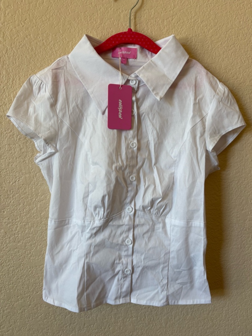 🤍Edikted Massie Tailored Button-Up Shirt